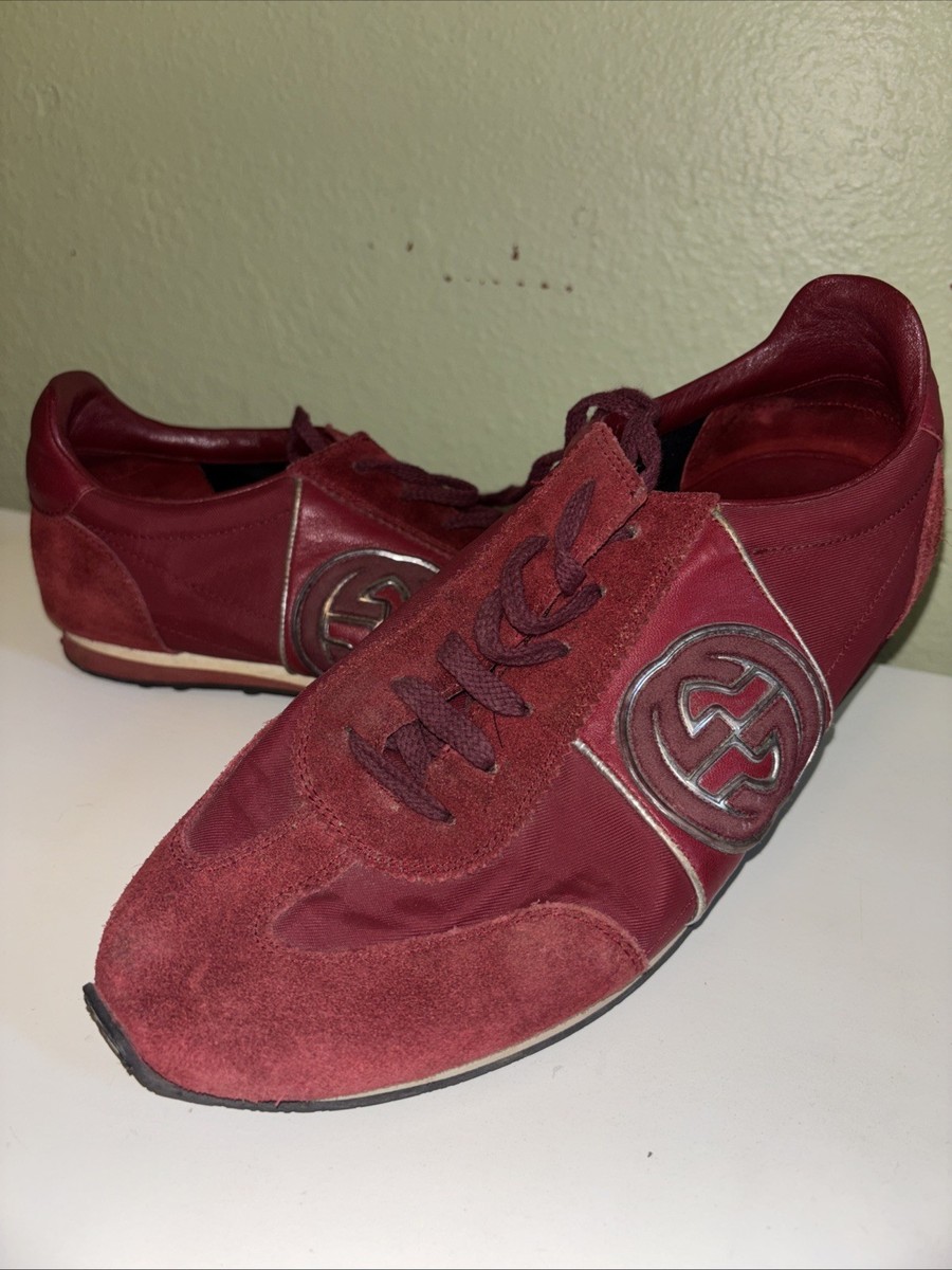 GUCCI/Low-top sneakers/Burgundy /202744 5-1/2 G | eBay