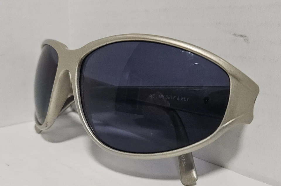 Vintage Black Fly Disco 2000 Sunglasses Made in Japan Me, Myself & Fly - Image 4 of 4