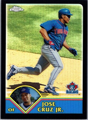 2003 Topps Chrome - Jose Cruz Jr. #60 Black Refractor /199