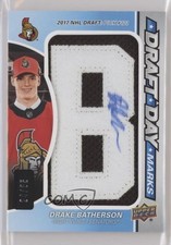 2019 SP Game Used Draft Day Marks Rookies 24/35 Drake Batherson #DDM-DB Auto um0