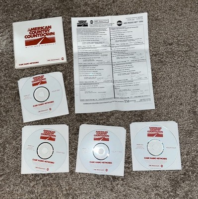American Country Countdown April 15 1995 Show 15 - 4 CDs With Instructions
