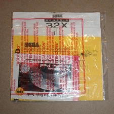 Sega Genesis 32x System Console Instruction Manual & Inserts Only Sealed NIB