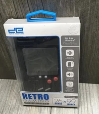 Retro Gaming Cell Phone Case iPhone 7+/8+ Black Durable 26 Games 99 Modes 🔥NEW