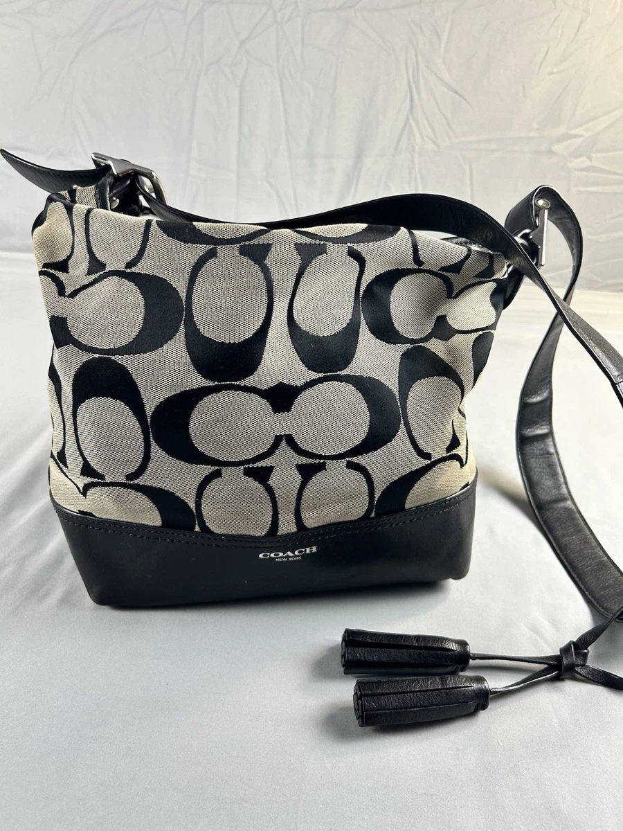 Coach Black Signature Hobo Bag for sale - eBay