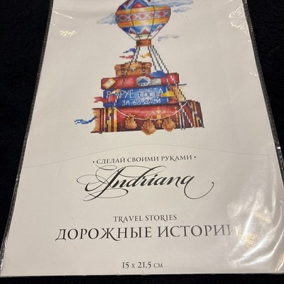 Andriana Travel Stories Kreuzstich-Set neu im Karton
