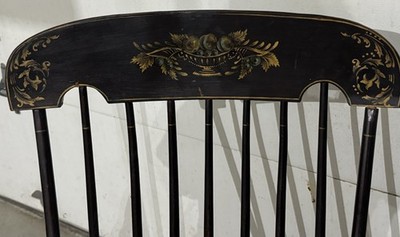 Vintage Nichols & Stone ? Rocking Chair ~ Harvest Stencil Design