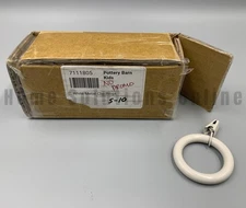 Pottery Barn Kids Curtain Steel Clip Rings S/10 White 2" diam #B280