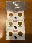 3)Full Color Cards with Plastic Sleeves for Morgan Dollar::Silver Eagle Year Set