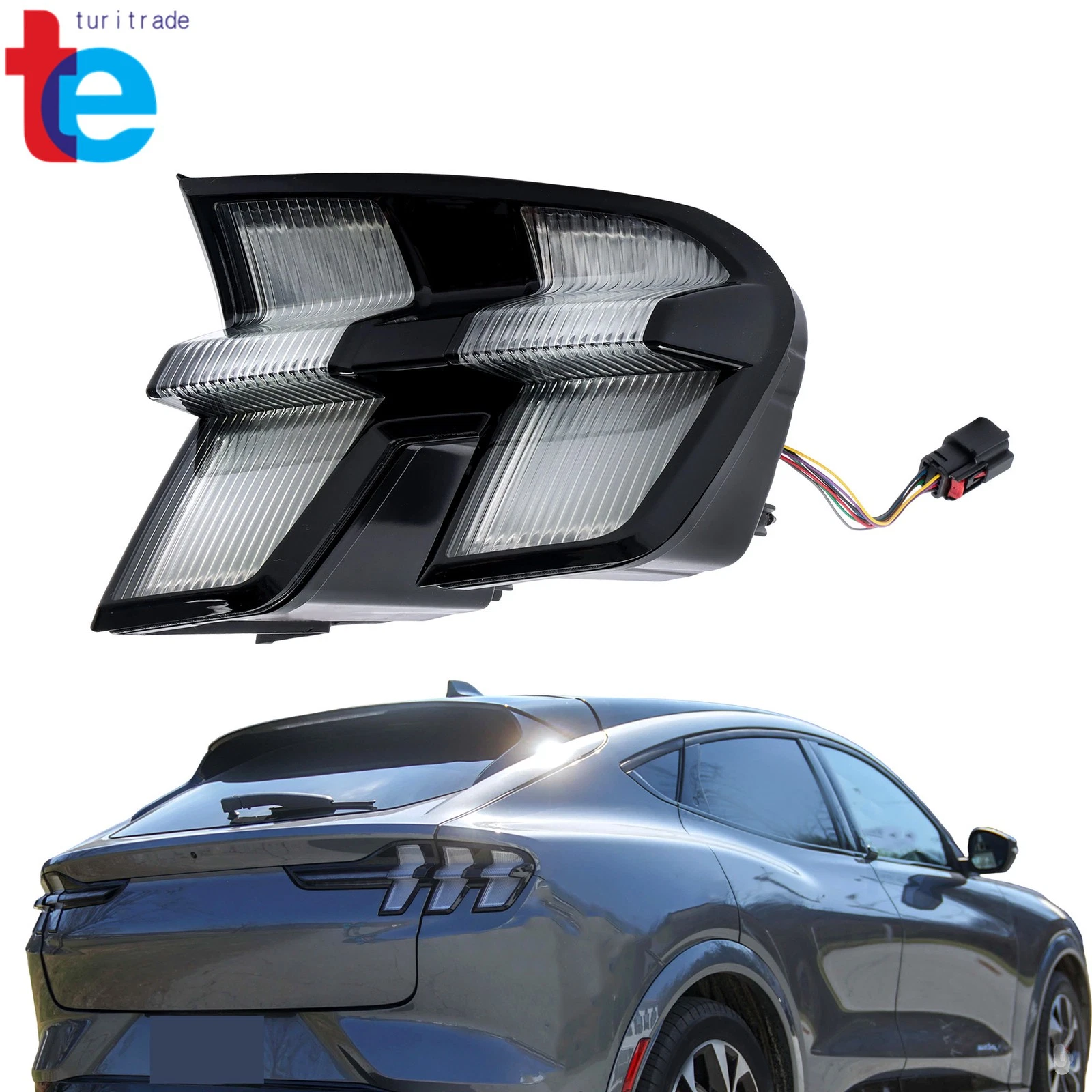 Tail Lights For Ford Mustang Mach-E 2021-2025 LED Replacement Outer Right Side