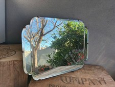 Art Deco Vintage 3 Panel Wall Mirror With Fixed Hanging Chain. Art Deco Vintage 3 Panel Wall Mirror With Fixed Hanging Chain.