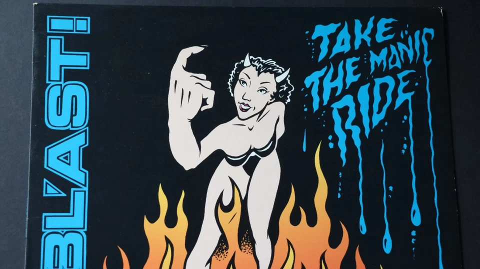Bl'ast! – Take The Manic Ride LP VINYL 1st PRESS HARDCORE ROCK PUNK 1989 TOP - Bild 4 von 4