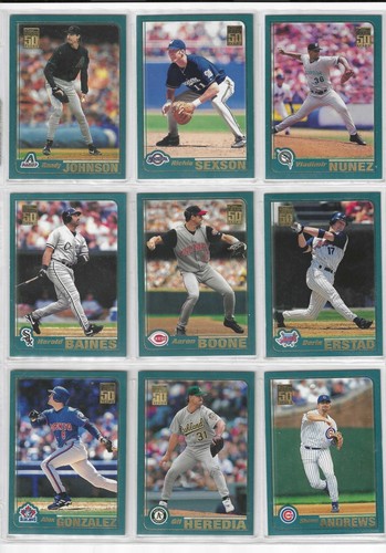 2001 Topps Baseball card singles #1 - #200 U-Pick to complete set - Picture 154 of 397