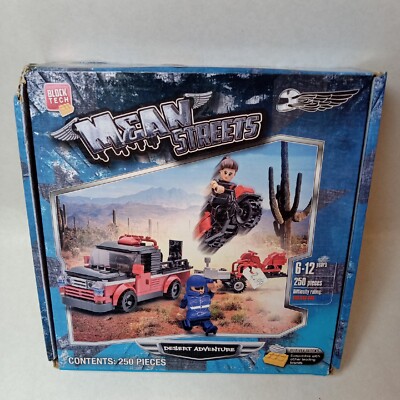 Toy Block Tech Mean Streets 250 pieces Quality Blocks. Desert Adventure 