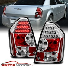 2005 - 2007 For Chrysler 300 C 4dr Sedan Srt8 Led Rear Brake Tail Lights Pair