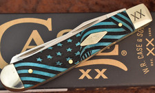 MINI CUCHILLO TRAMPERO CASE XX BANDERA AMERICANA HUESO CARIBEÑO LISO 2023 6207 SS