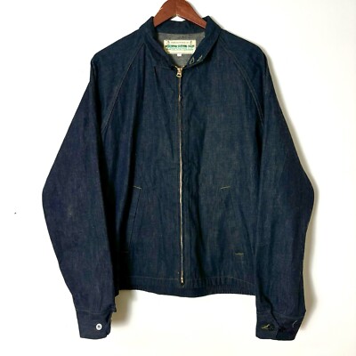 MISTER FREEDOM Clothing Tailor Denim Zip Navy Jacket Selvedge Size 40  - Main Image
