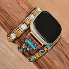 Handmade Watch Band BOHO Bracelet for Fitbit Versa 2/Versa 3/Sense Wristband