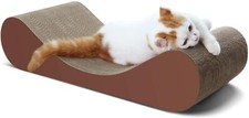 ScratchMe Bone Shaped Cat Scratching Cardboard Post carton Scratcher Lounge