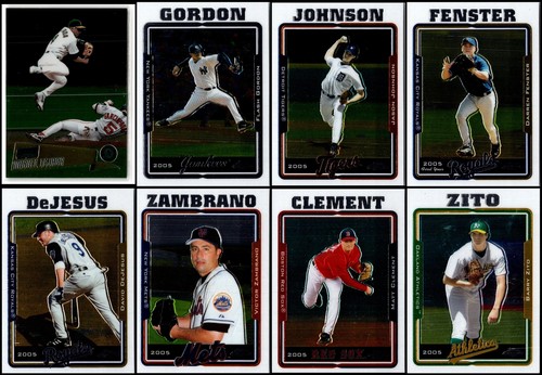2005 Topps Chrome (8) Card Lot - EXCLUSIVE LOT – ACT FAST!