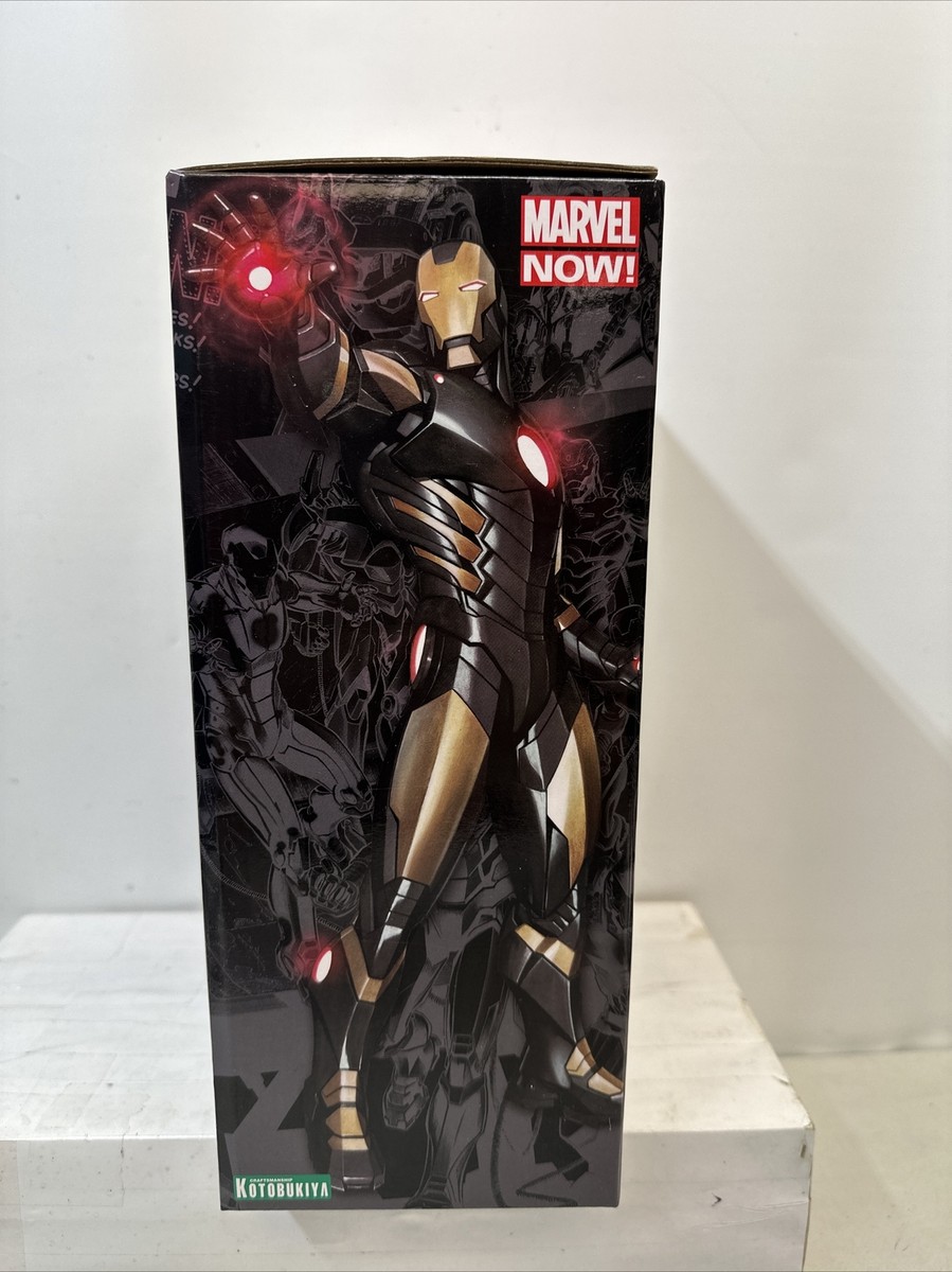 IRON MAN Kotobukiya ARTFX+ Statue MARVEL NOW Black Gold 1/10 MODEL