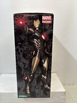 IRON MAN Kotobukiya ARTFX+ Statue MARVEL NOW Black Gold 1/10 MODEL