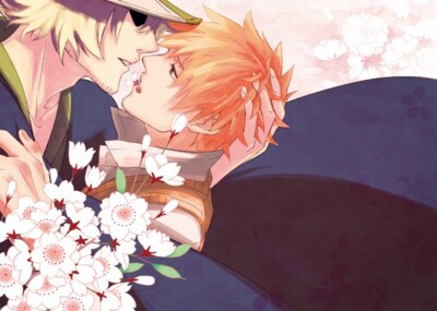 Anime kurosaki ichigo urahara kisuke mtj fanart from Stitched Gaming Mat Desk
