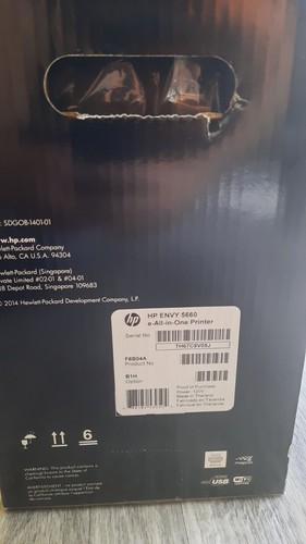 NEW HP Envy 5660 All-In-One Wireless Printer Sealed NIB AIO - Picture 3 of 10