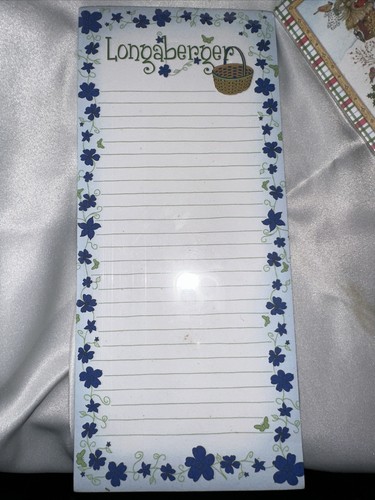 Longaberger NWT Set Of 3 Refrigerator Magnet Memo Pads - Picture 6 of 7