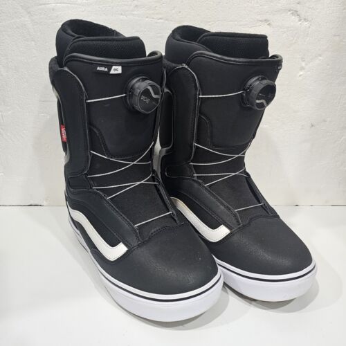 VANS Aura OG - Men's Snowboard Boots - Black / White Size 9.5M READ DESCRIPTION - Picture 1 of 9