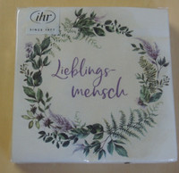 20 Servietten Lieblingsmensch Kranz Schrift 1 Packung Ovp Motivservietten Ihr