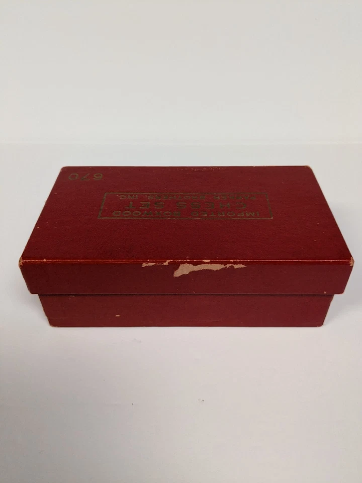 Vintage Parker Brothers #670 Wooden Chess Set France Import With Instructions - Image 4 of 4