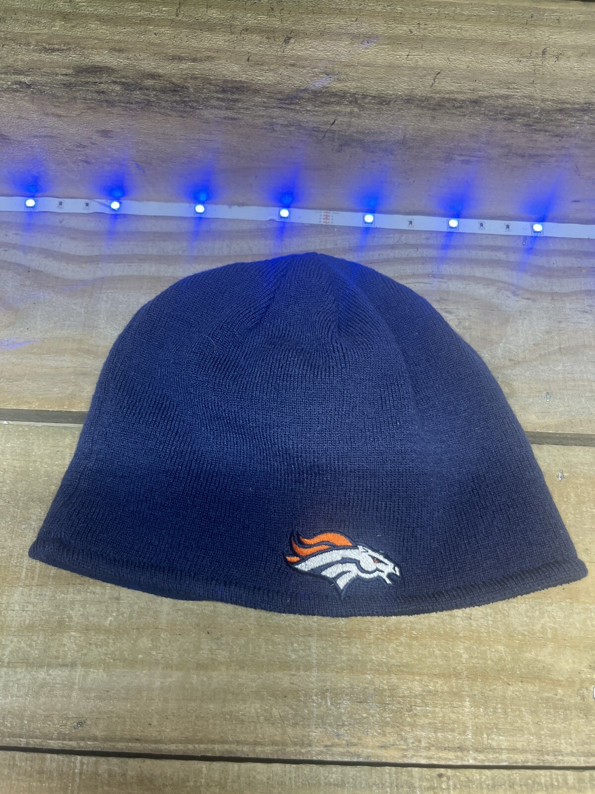 Denver Broncos Basic Logo Cuffless Knit Beanie Ha… - image 1