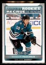 2021-22 O-Pee-Chee Marquee Rookie  Update Brinson Pasichnuk Rookie San Jose