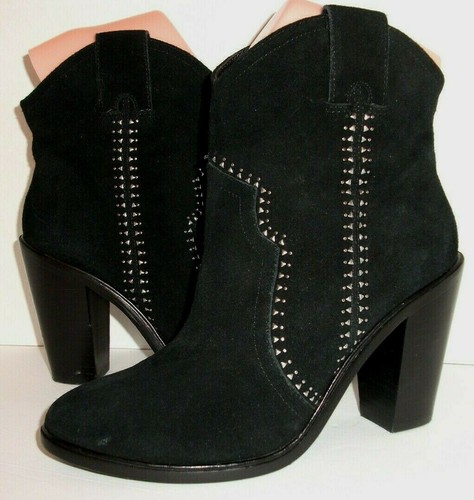 JOIE Monte Black Suede Size 37.5 EU 7.5 