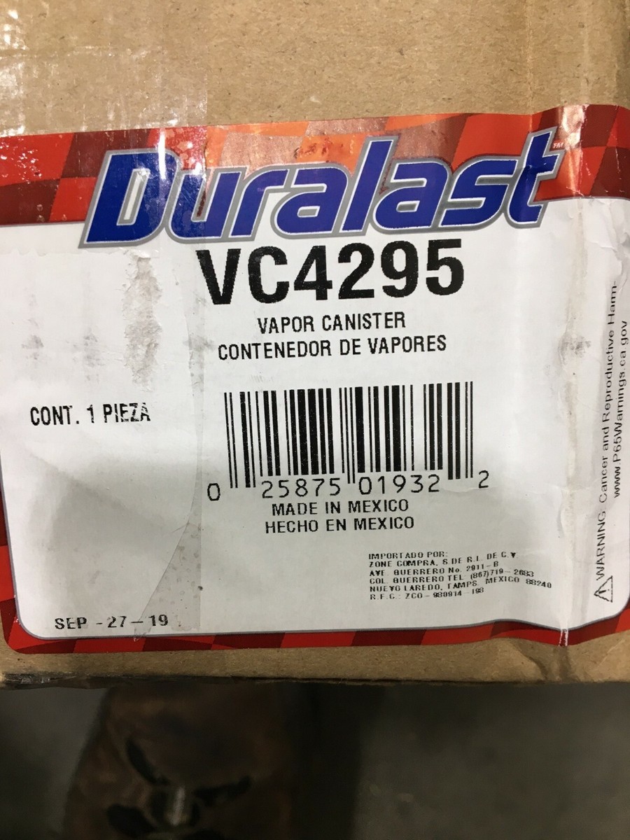TENNEX WELLS BRAND 4B1372 VAPOR CANISTER OR CP3228 OR VC4295 TENNEX WELLS BRAND 4B1372 VAPOR CANISTER OR CP3228 OR VC4295