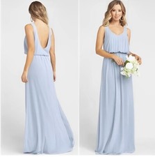 Show Me Your Mumu Kendall Maxi Dress Steel Blue XL Extra Large NEW NWT