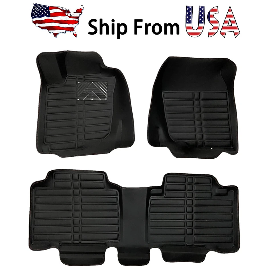 Alfombrillas de cuero XPE aptas para Toyota RAV4 RAV-4 2006-2012 Guard (negro) Foto 4 de 4