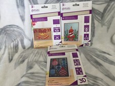 Crafter's Companion Gemini Deck The Halls Embossing Folders 3-Pack New