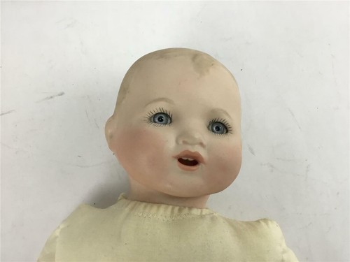 Baby Gloria Doll Germany 15" 1975 SCS Bisque Signed Dort Open Mouth 2 Teeth - Picture 2 of 3