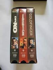 Bond 007 Gift Set VHS Dr. No Goldfinger From Russia With Love