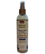 African Pride Moisture Miracle Coconut Milk and Honey Leave-In Conditioner 8 oz