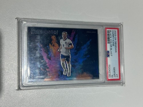 Harry Kane #7 2023 Panini Obsidian Black Color Blast card