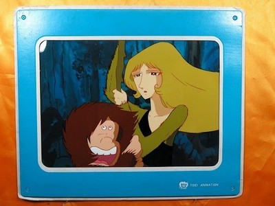 Galaxy Express 999 Maetel Tetsuro Ape Cel passender handbemalter Hintergrund ...