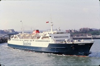 ORIGINAL PHOTOGRAPHIC SHIP FERRY SLIDE CHANTILLY 1977
