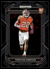 2023 Panini Prizm Draft Picks Football Card Trenton Simpson #178 8454
