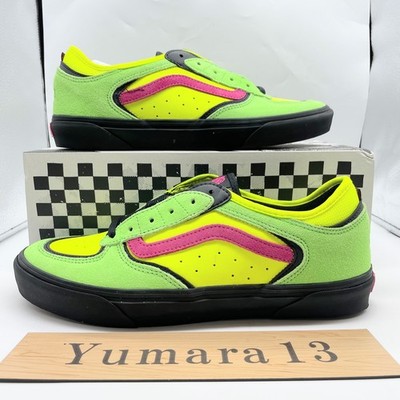 Vans Skate Rowley Neon Pink Green VN000DA24GO Men's Size | eBay