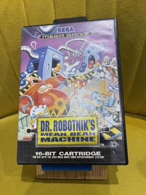 Dr Robotnik s Mean Bean Machine Sega Mega Drive PAL UK Complete Box Manual Works