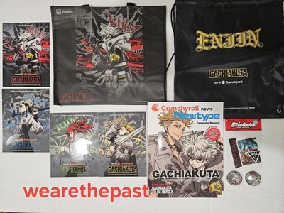 Anime Expo 2025 Exclusive Tote Bag Gachiakuta Newtype, Pins, Sticker Post Cards