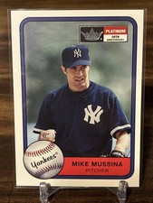 2001 FLEER PLATINUM EDITION FOIL BASE PARALLEL #151 MIKE MUSSINA YANKEES #92/201