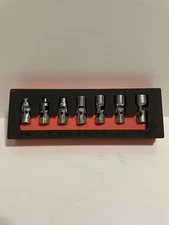 Astro Pneumatic Tool Company 7 Pc. 1/4 Inch Drive SAE Flex Socket Set 7401 6 Pt.